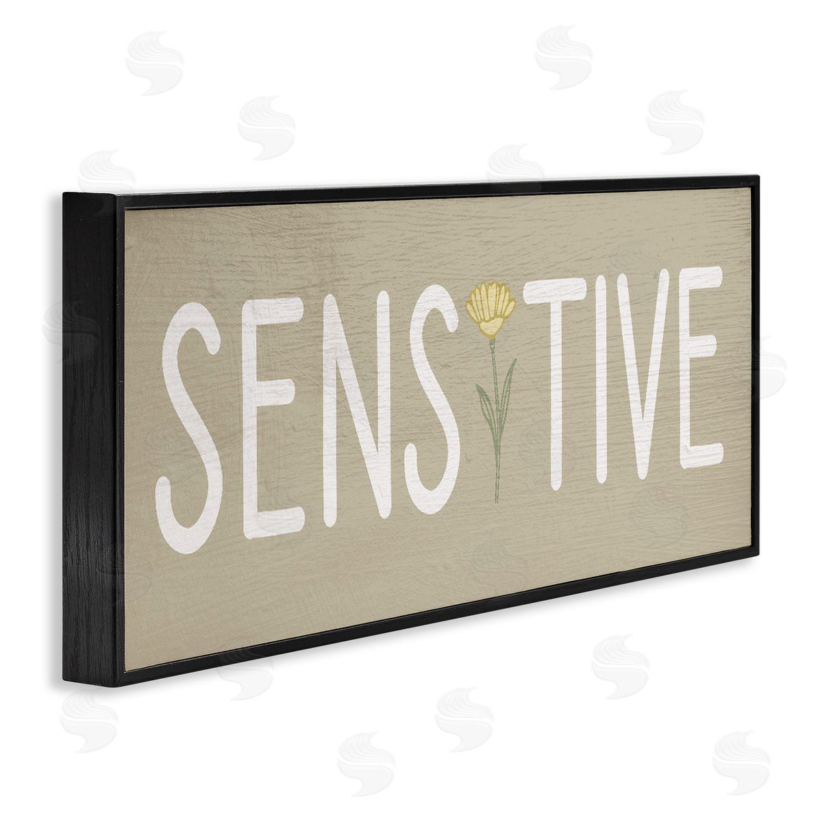 Lil' Rue Sensitive Cottage Floral Canvas Wall Art Print