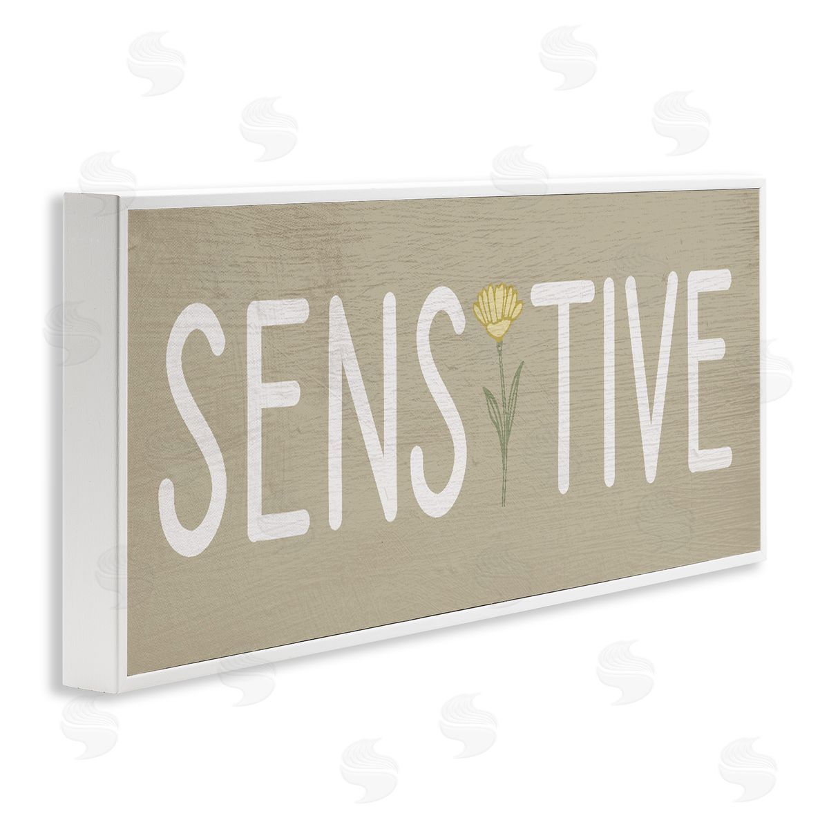 Lil' Rue Sensitive Cottage Floral Canvas Wall Art Print