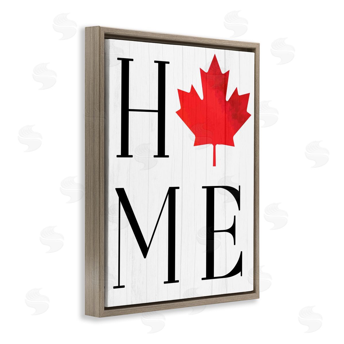 Lil' Rue Home with Maple Leaf Canvas Wall Art Print