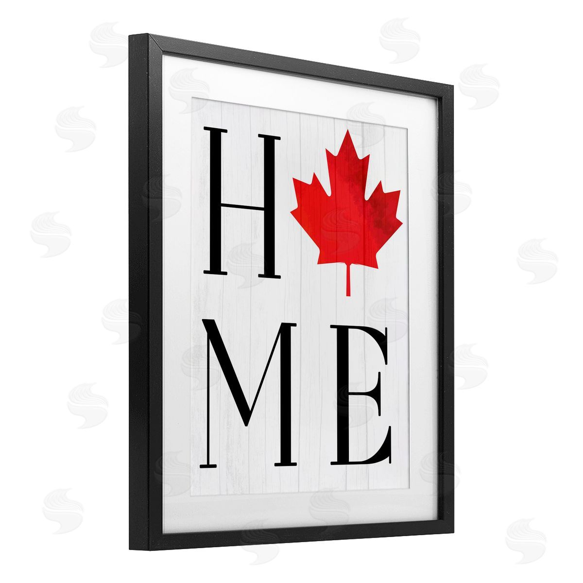Lil' Rue Home with Maple Leaf Canvas Wall Art Print