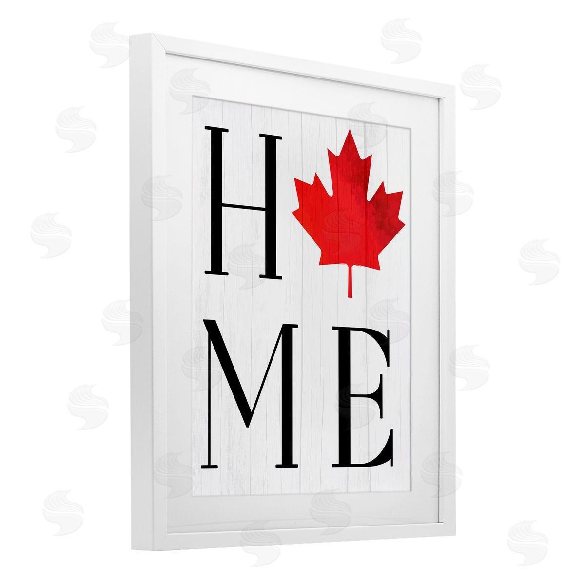 Lil' Rue Home with Maple Leaf Canvas Wall Art Print