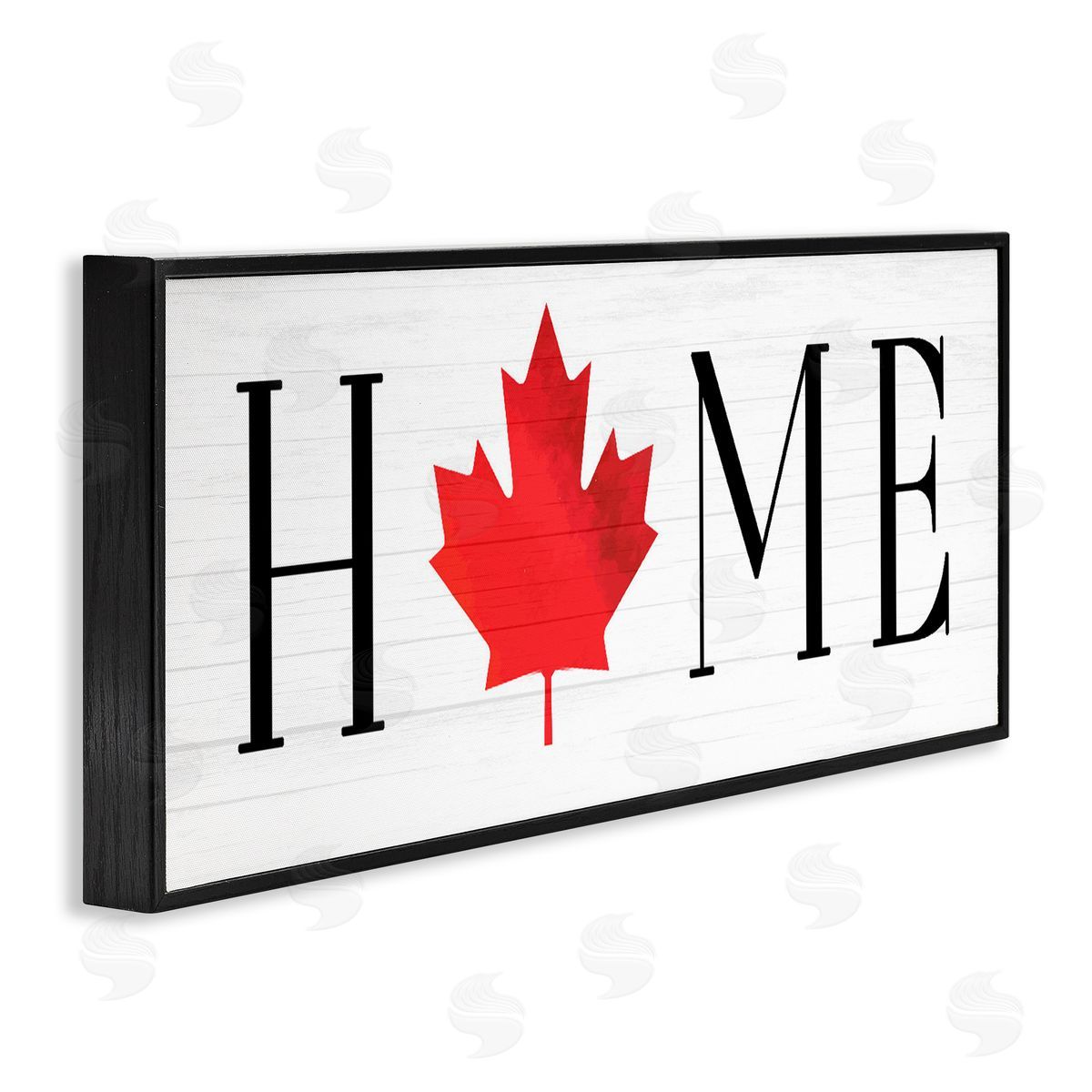 Lil' Rue Home Red Maple Leaf Canvas Wall Art Print