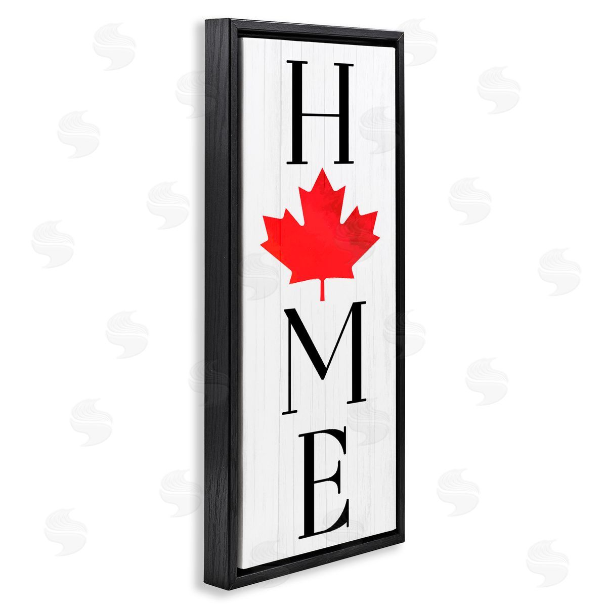 Lil' Rue Home with Red Leaf Canvas Wall Art Print