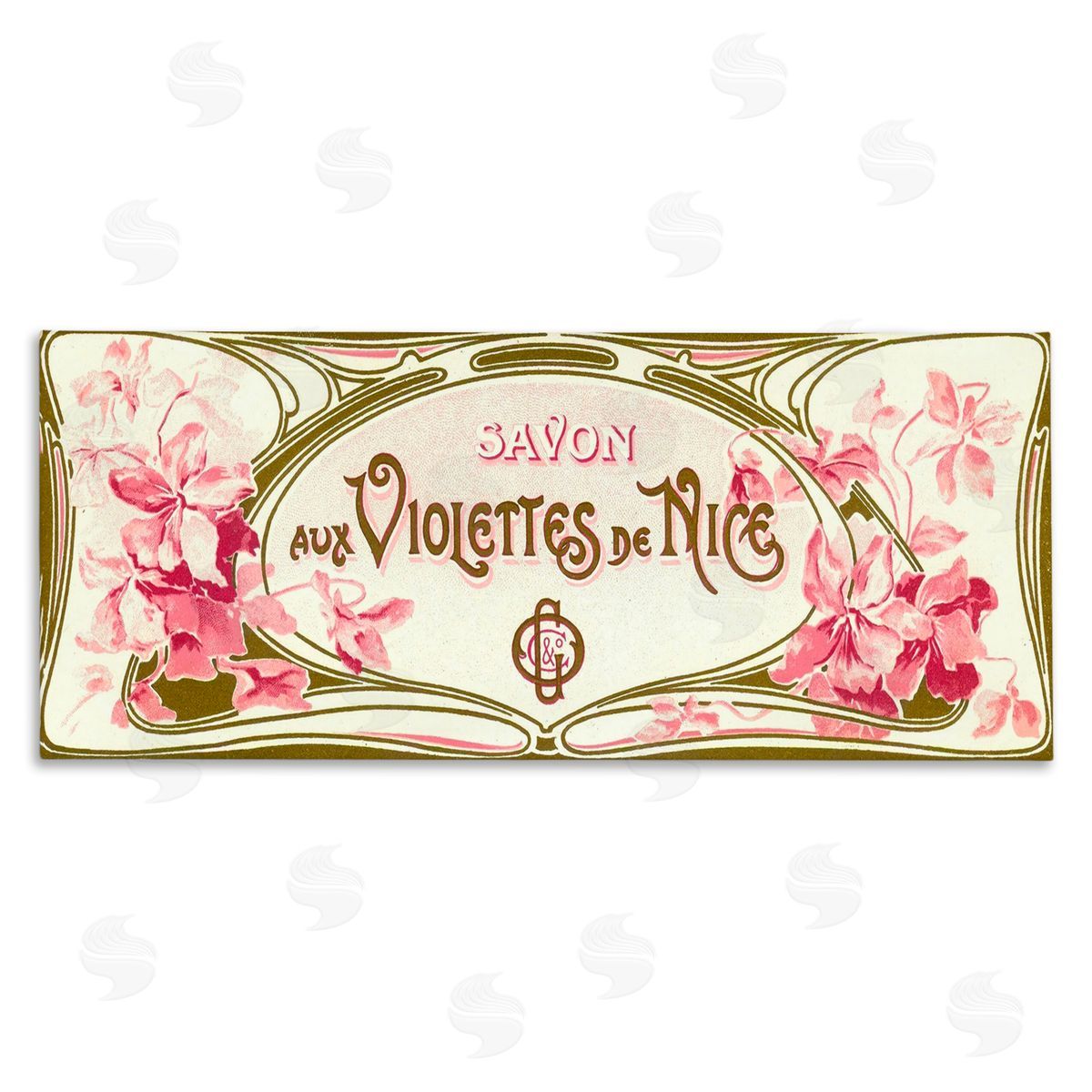 Sophie 6 Vintage Paris Violettes Canvas Wall Art Print