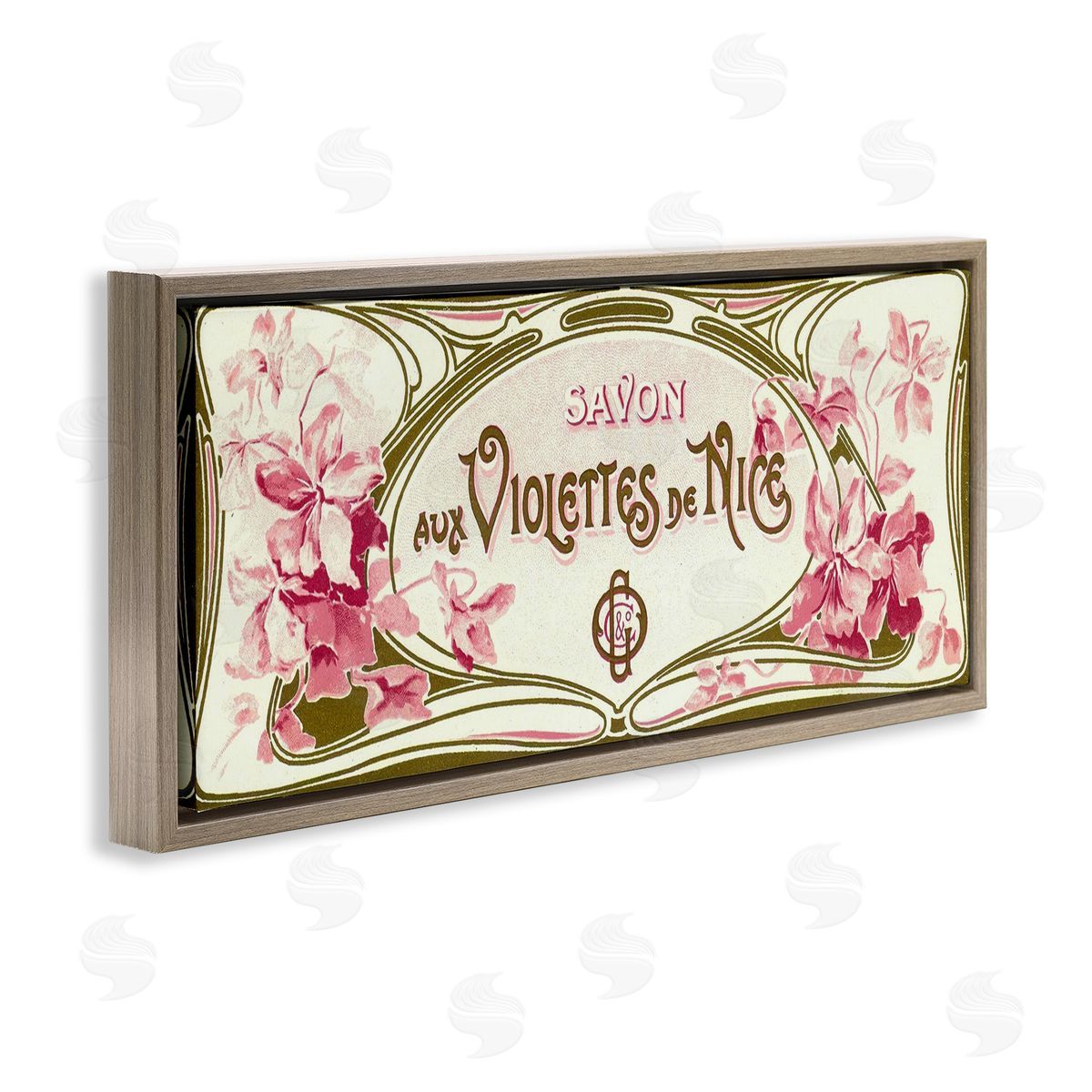 Sophie 6 Vintage Paris Violettes Canvas Wall Art Print