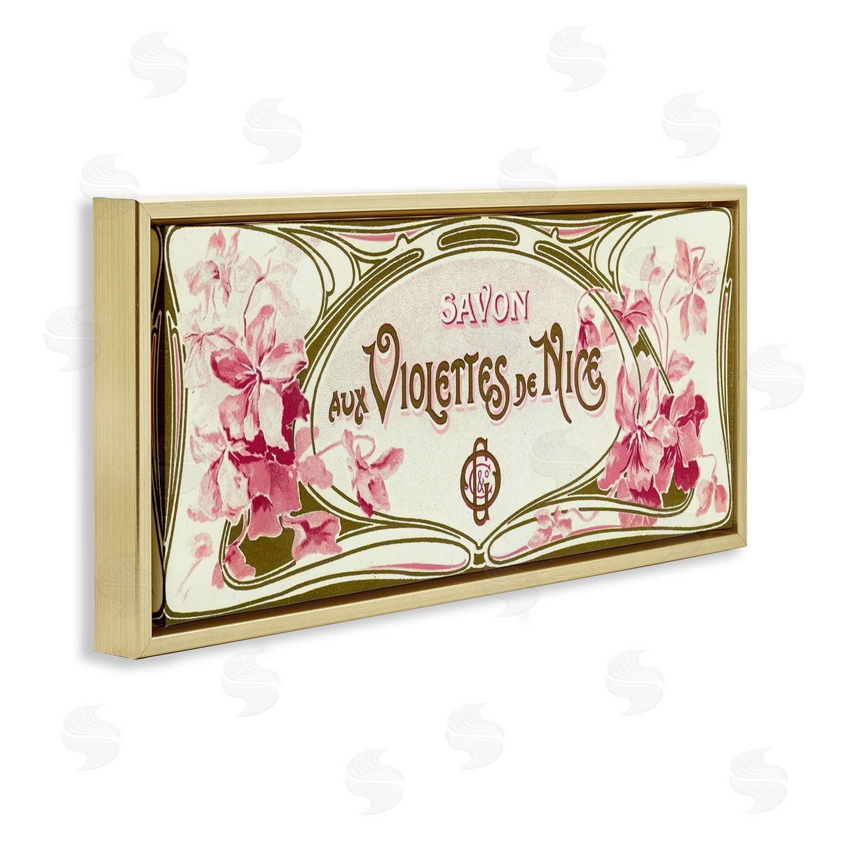 Sophie 6 Vintage Paris Violettes Canvas Wall Art Print