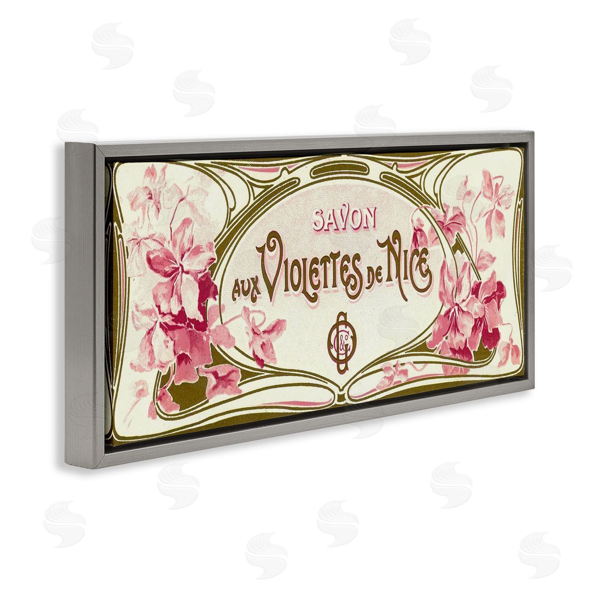 Sophie 6 Vintage Paris Violettes Canvas Wall Art Print