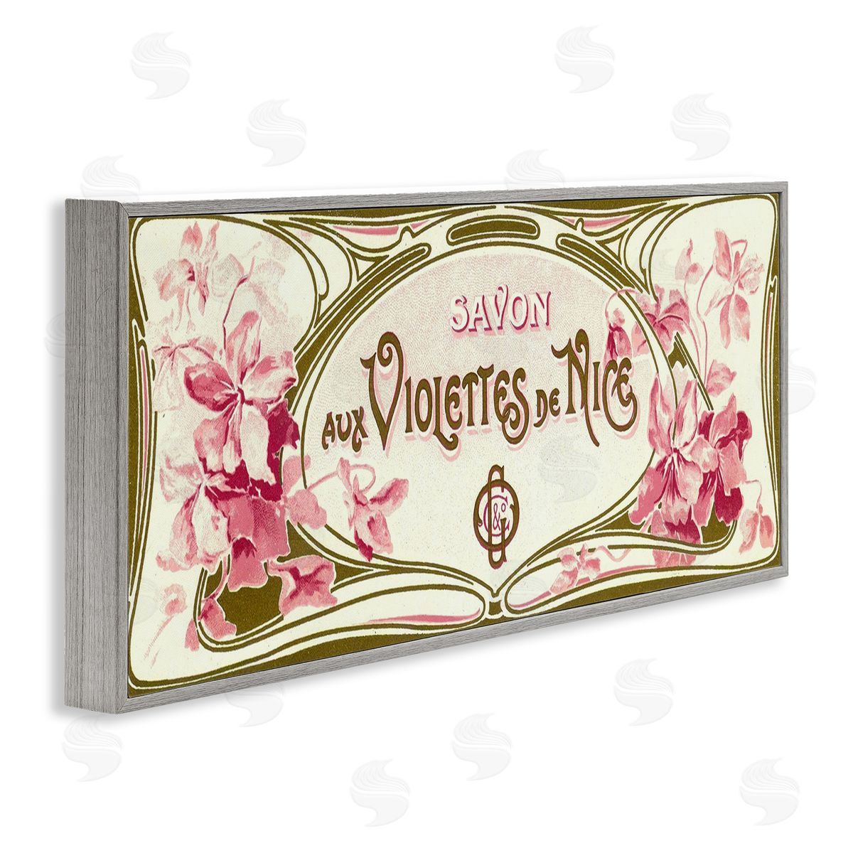 Sophie 6 Vintage Paris Violettes Canvas Wall Art Print