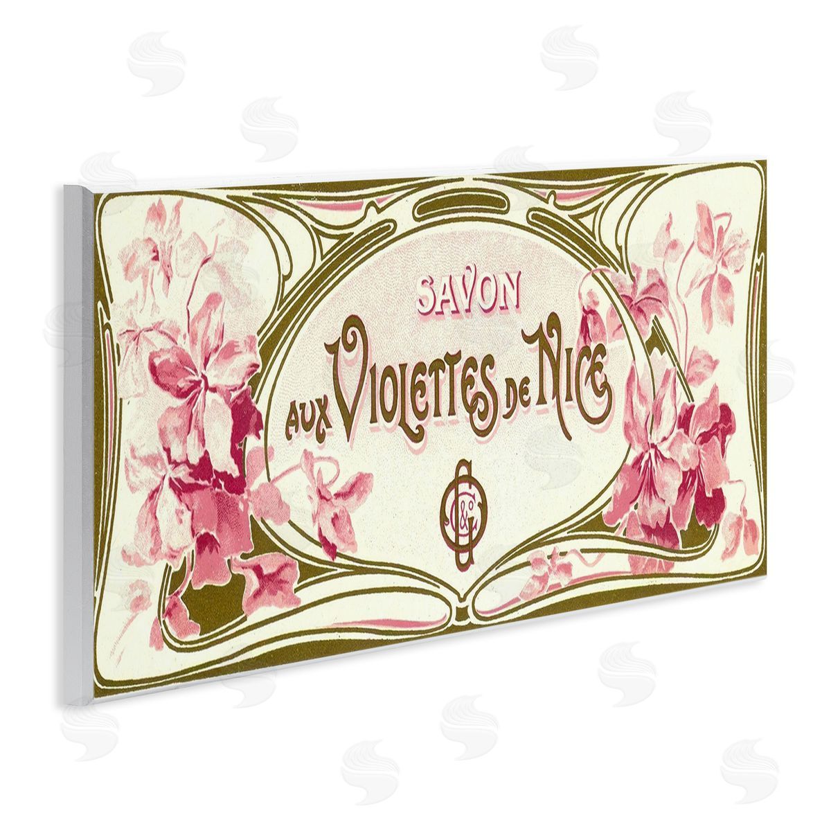 Sophie 6 Vintage Paris Violettes Canvas Wall Art Print