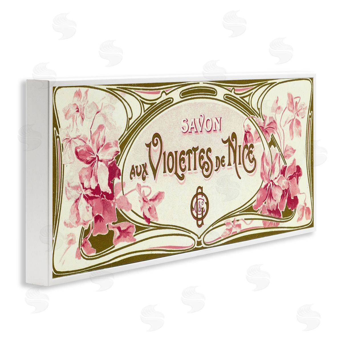 Sophie 6 Vintage Paris Violettes Canvas Wall Art Print