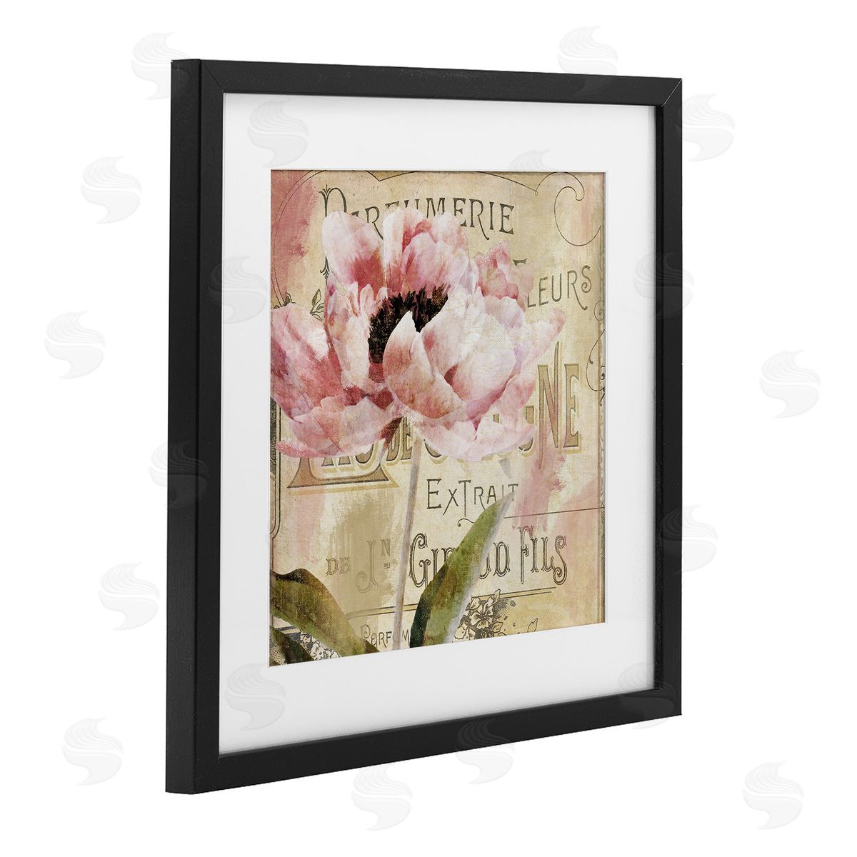Sophie 6 Jardin Rouge Vintage Blossom Canvas Wall Art Print