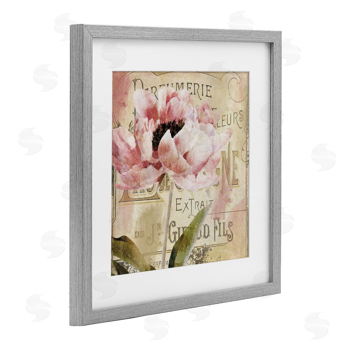 Sophie 6 Jardin Rouge Vintage Blossom Canvas Wall Art Print