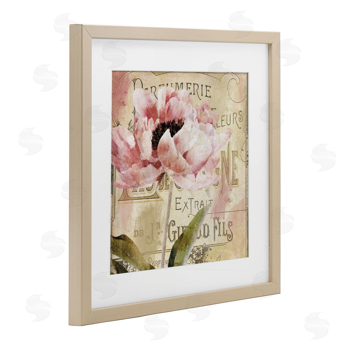 Sophie 6 Jardin Rouge Vintage Blossom Canvas Wall Art Print