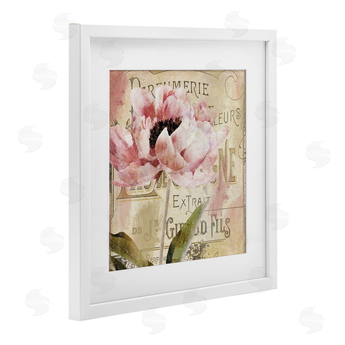 Sophie 6 Jardin Rouge Vintage Blossom Canvas Wall Art Print