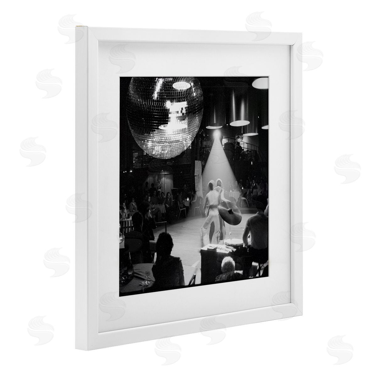 Sophie 6 Vintage Disco Dance Floor Canvas Wall Art Print