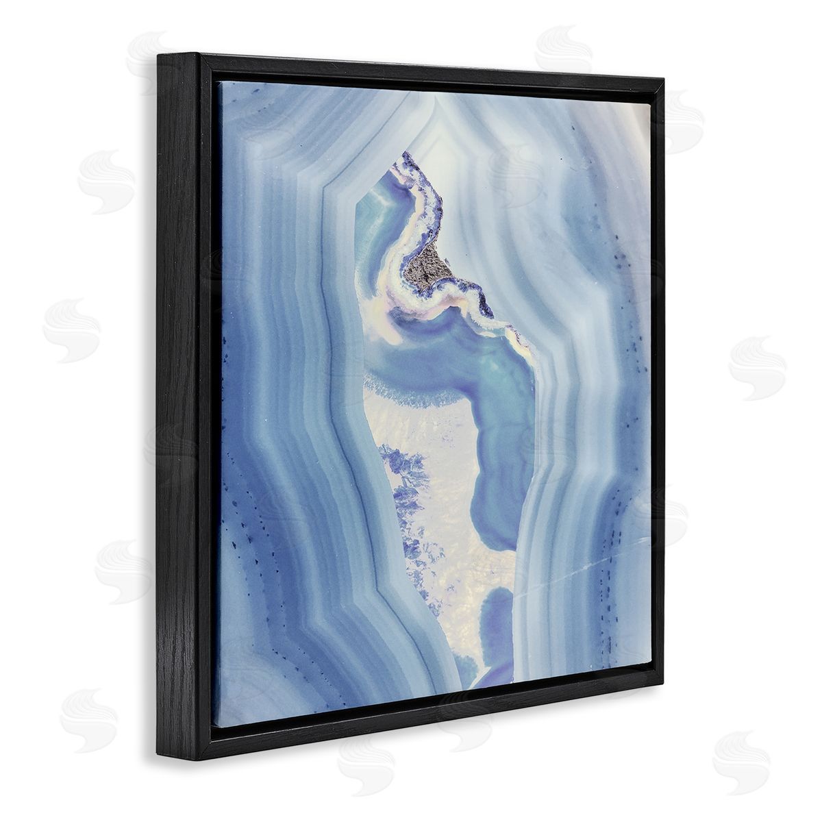 Sophie 6 Bound In Blue Geode Canvas Wall Art Print