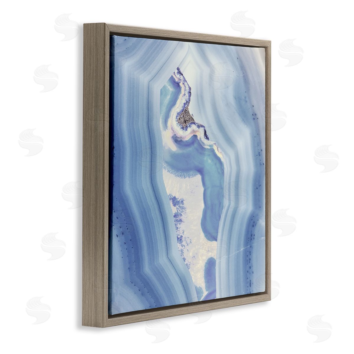 Sophie 6 Bound In Blue Geode Canvas Wall Art Print