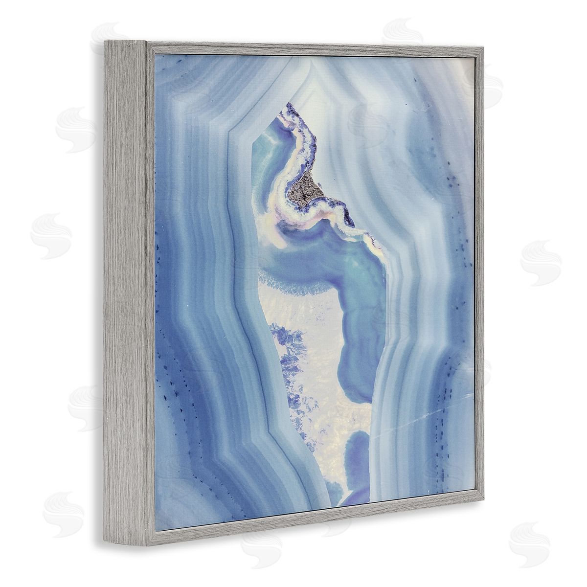 Sophie 6 Bound In Blue Geode Canvas Wall Art Print