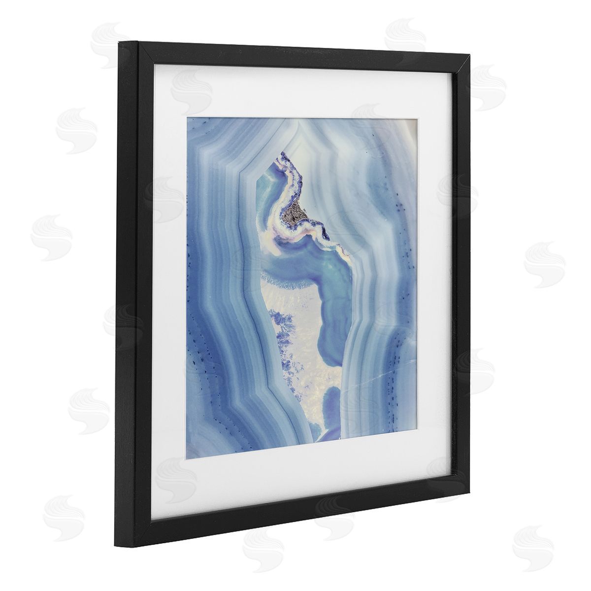 Sophie 6 Bound In Blue Geode Canvas Wall Art Print