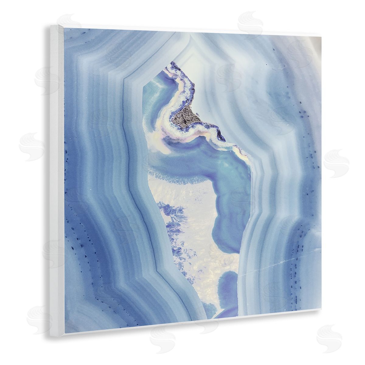 Sophie 6 Bound In Blue Geode Canvas Wall Art Print