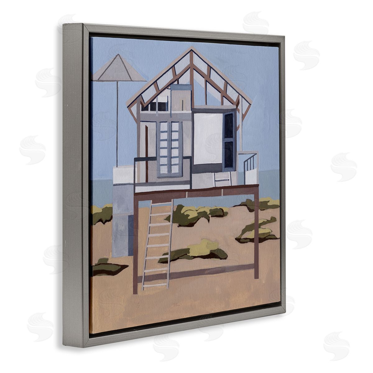 Melissa Wang Silent Shores Cabin Canvas Wall Art Print