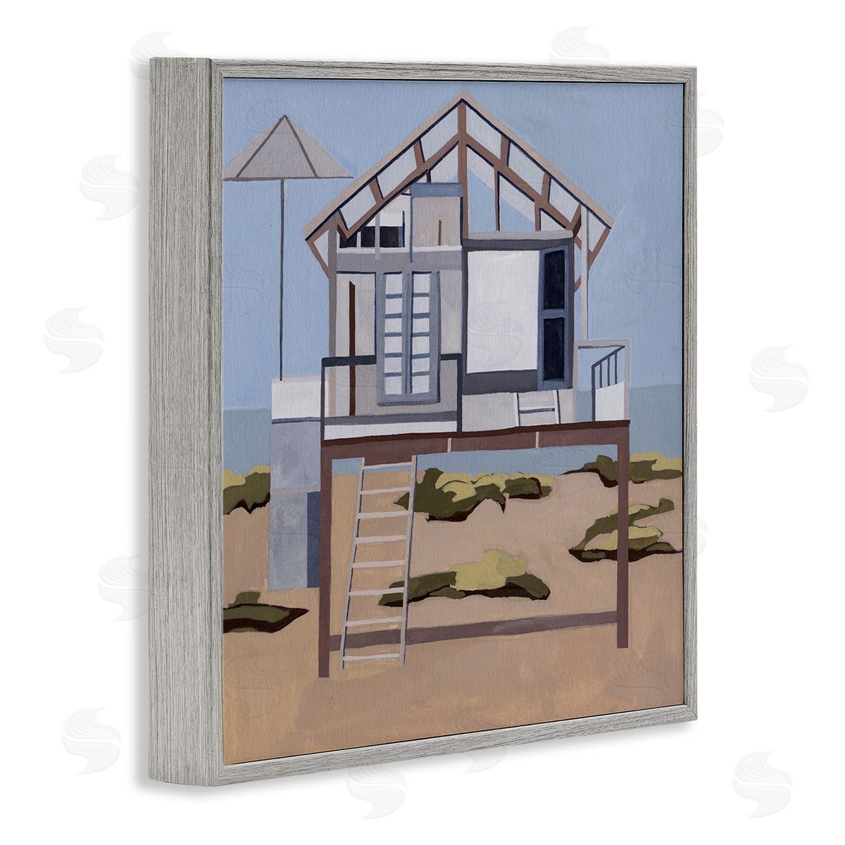 Melissa Wang Silent Shores Cabin Canvas Wall Art Print