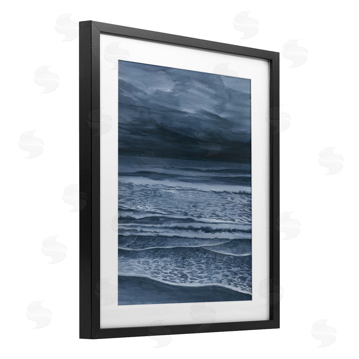 Grace Popp Dramatic Sea Dark Coast Canvas Wall Art Print