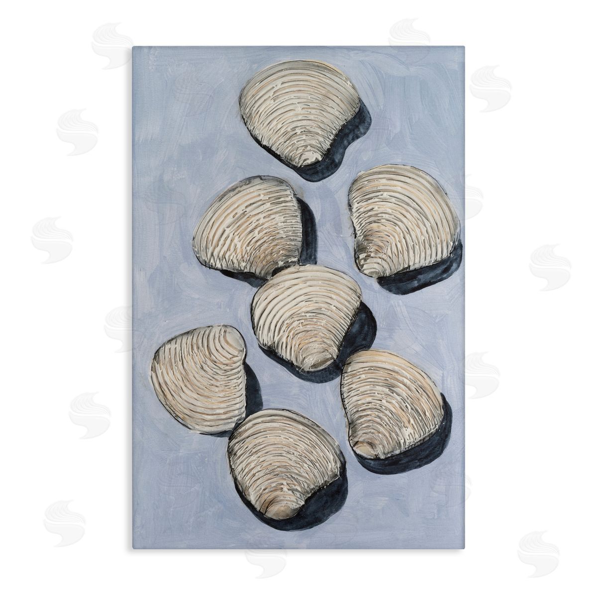 Michael Willett Embellished Shells Collection Canvas Wall Art Print