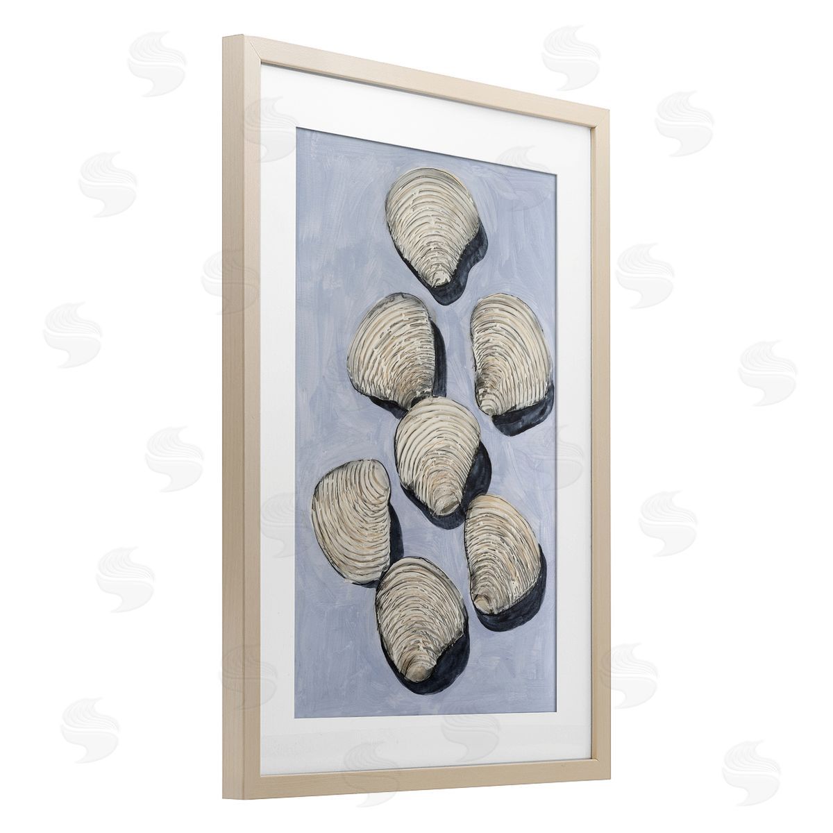 Michael Willett Embellished Shells Collection Canvas Wall Art Print