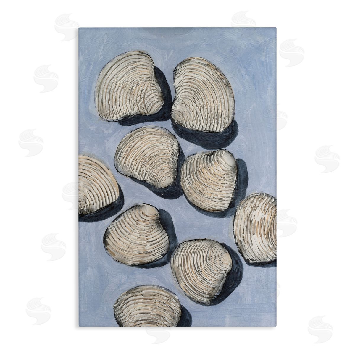 Michael Willett Embellished Shells Arrangement Canvas Wall Art Print