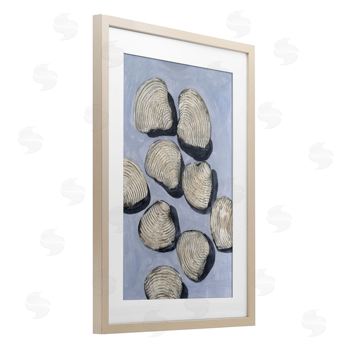 Michael Willett Embellished Shells Arrangement Canvas Wall Art Print