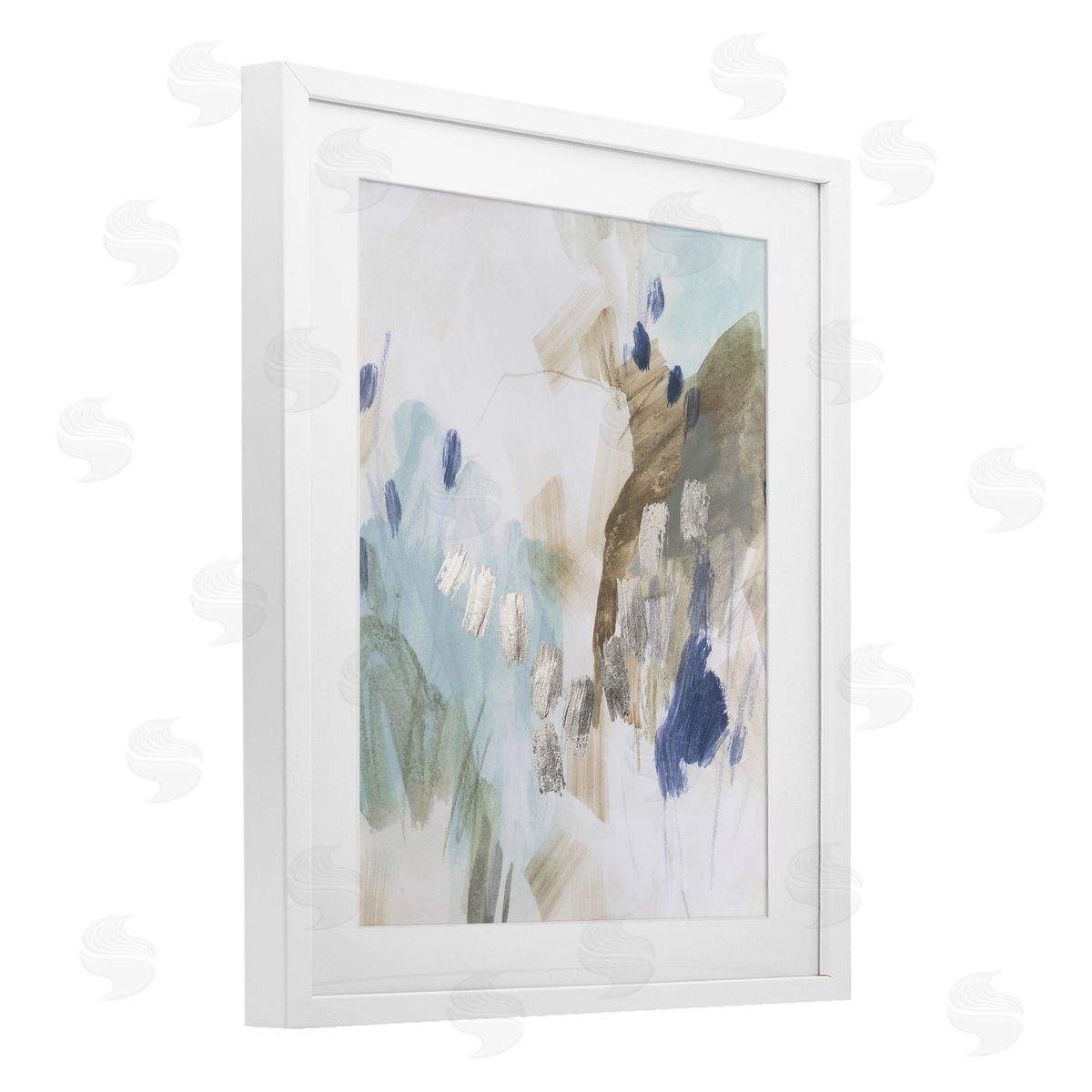 June Erica Vess Crystalline Plaster Abstract Painting Canvas Wall Art Print
