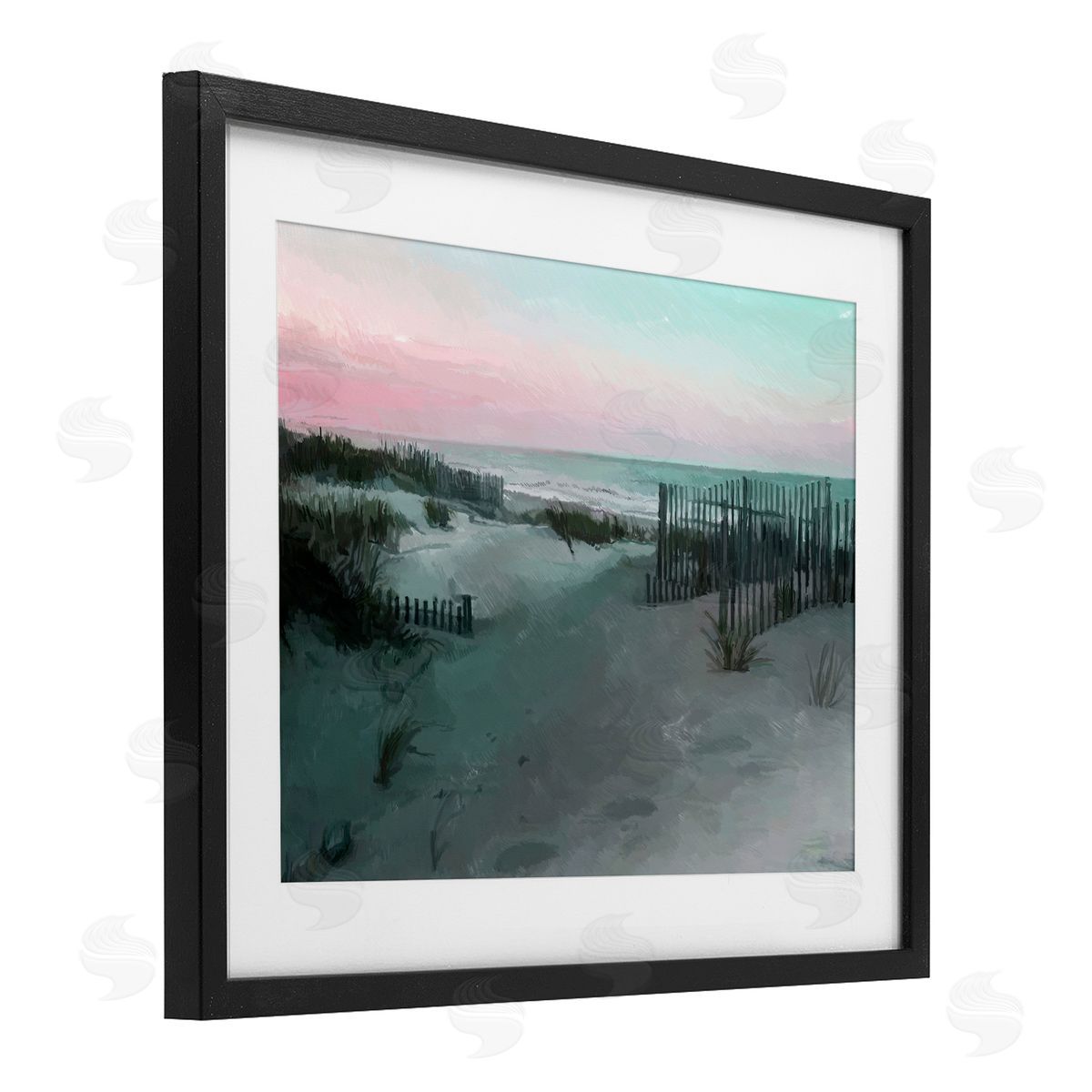 Charles Swinford Dunes Horizon At Sunset Canvas Wall Art Print