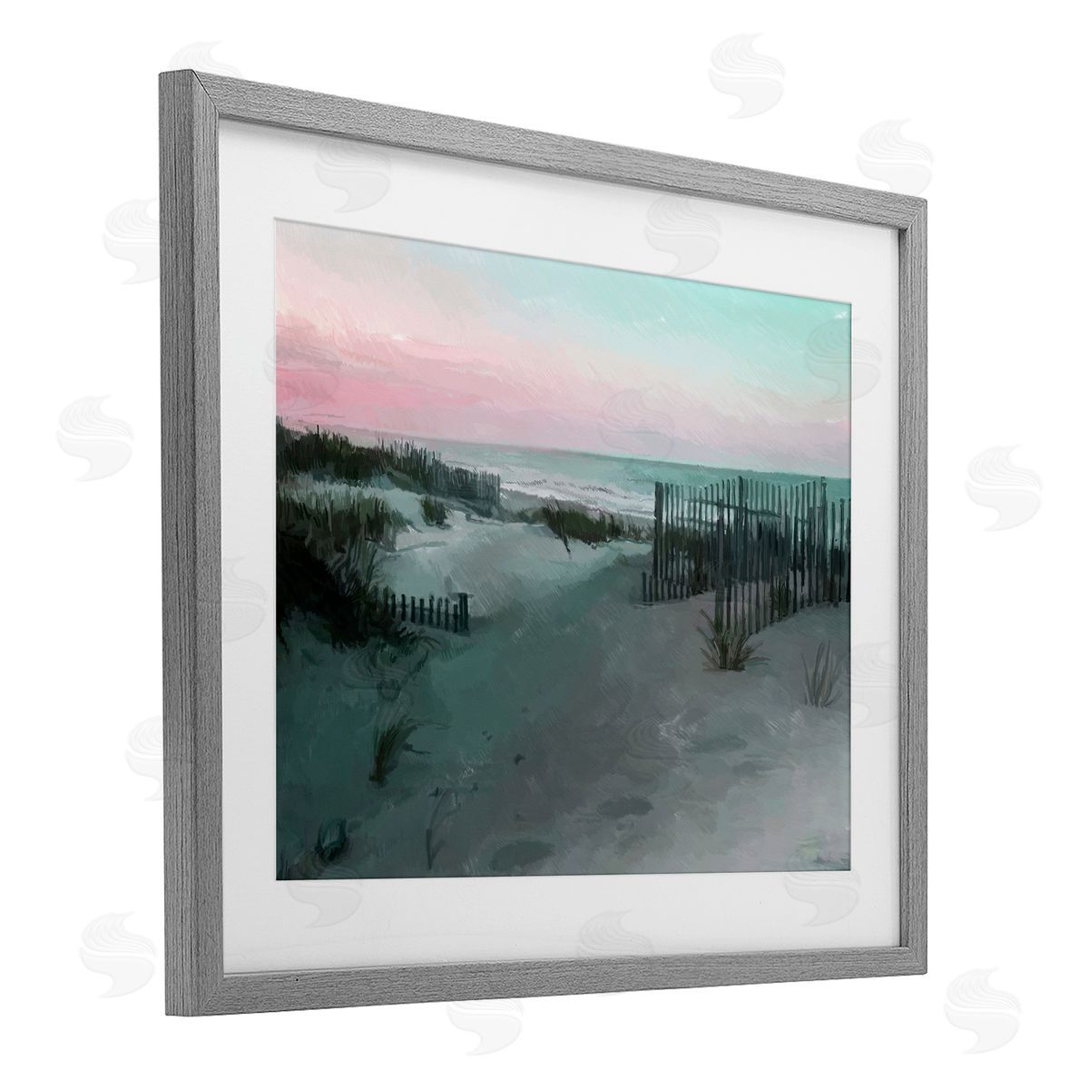 Charles Swinford Dunes Horizon At Sunset Canvas Wall Art Print