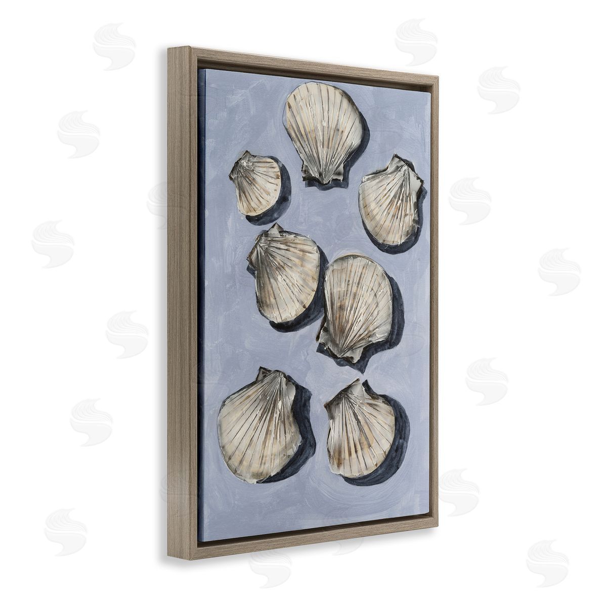 Michael Willett Embellished Seashells Still Life Canvas Wall Art Print