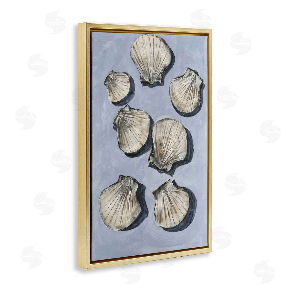 Michael Willett Embellished Seashells Still Life Canvas Wall Art Print