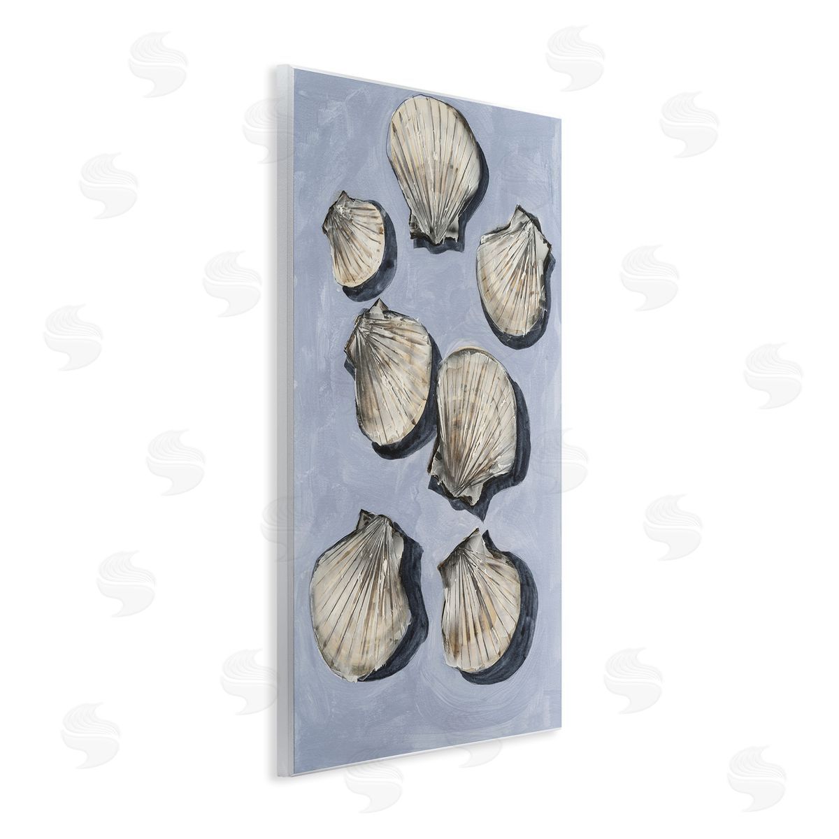 Michael Willett Embellished Seashells Still Life Canvas Wall Art Print