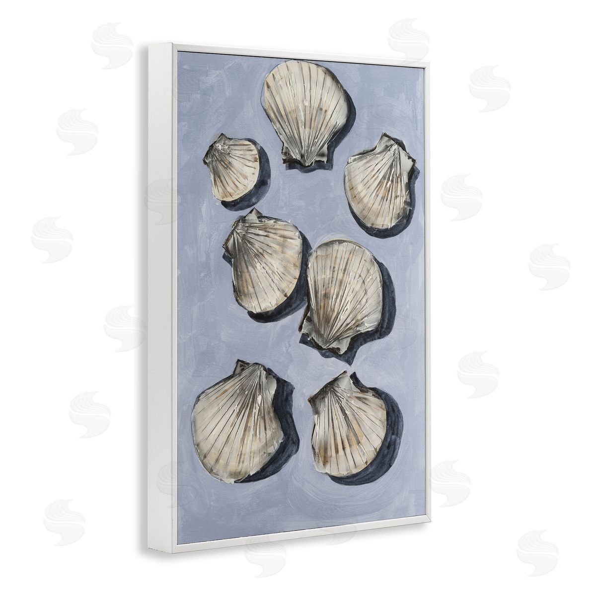 Michael Willett Embellished Seashells Still Life Canvas Wall Art Print