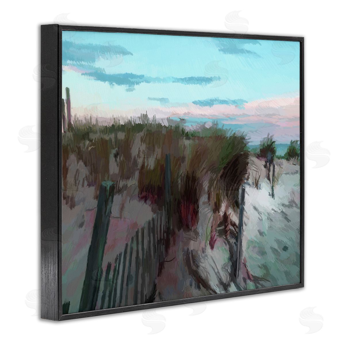 Charles Swinford Beach Dunes Horizon Canvas Wall Art Print
