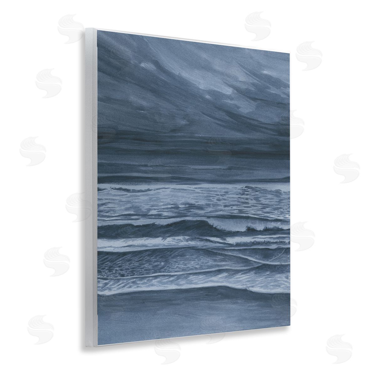 Grace Popp Dramatic Sea Storm Coast Canvas Wall Art Print