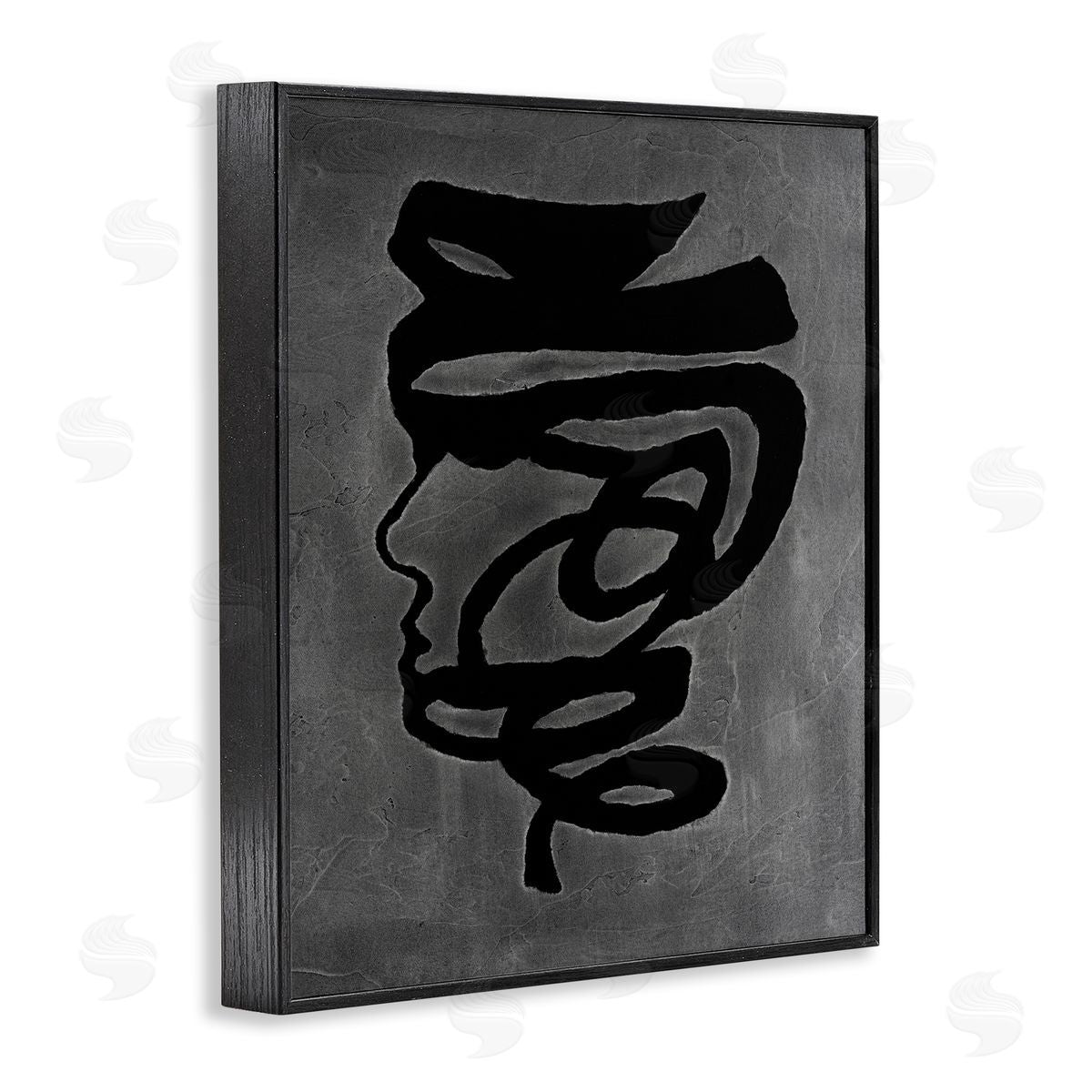 Vanna Lam Dark Portrait Coil Canvas Wall Art Print