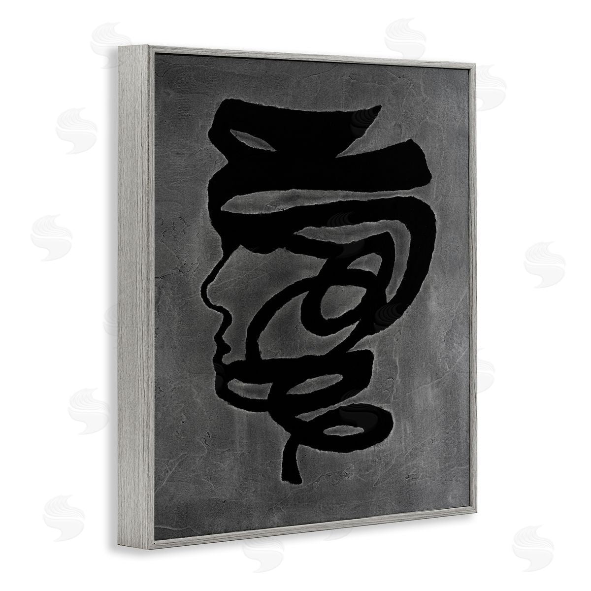 Vanna Lam Dark Portrait Coil Canvas Wall Art Print
