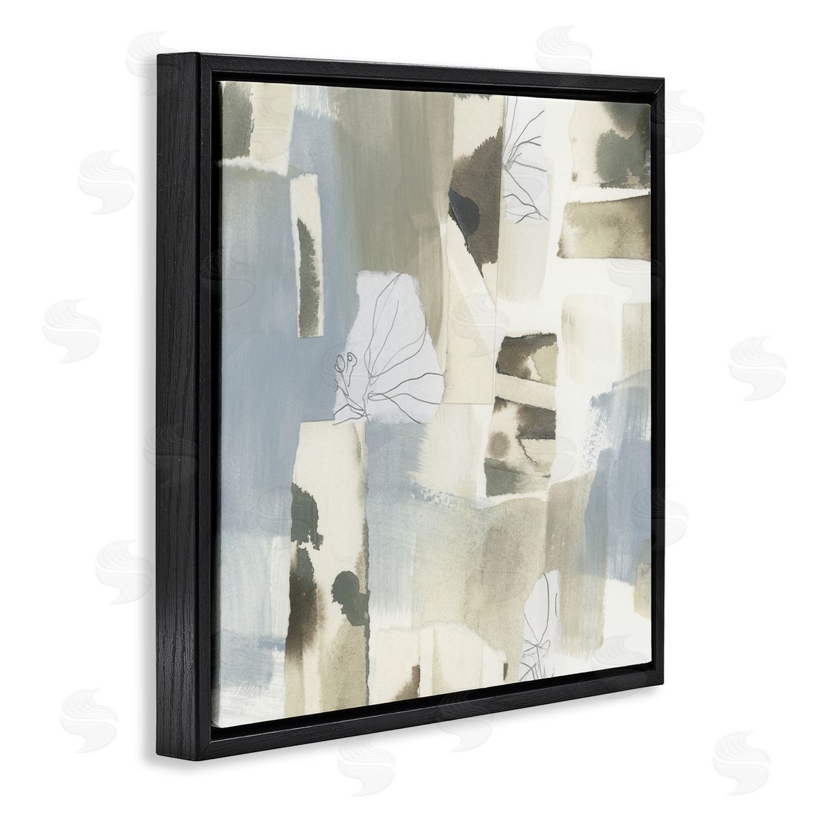 June Erica Vess Subtle Paper Waterfall Canvas Wall Art Print