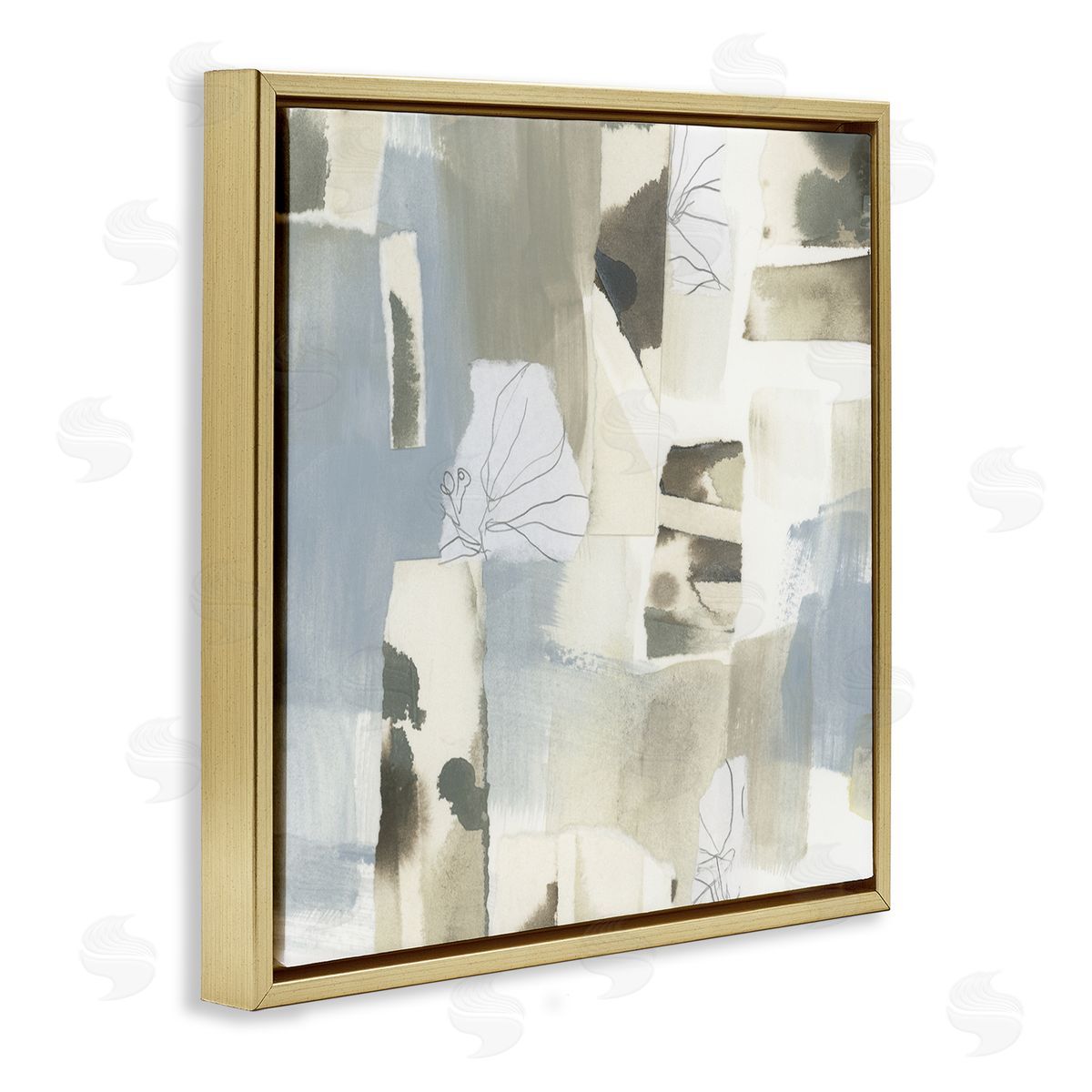 June Erica Vess Subtle Paper Waterfall Canvas Wall Art Print