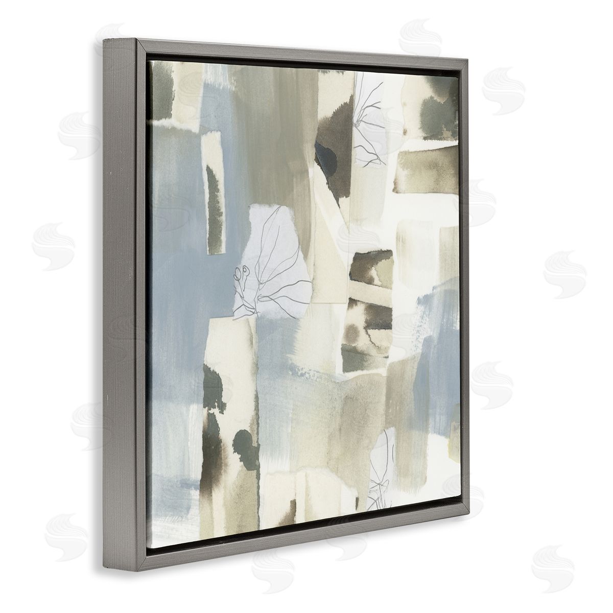 June Erica Vess Subtle Paper Waterfall Canvas Wall Art Print