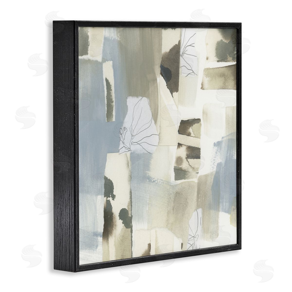 June Erica Vess Subtle Paper Waterfall Canvas Wall Art Print