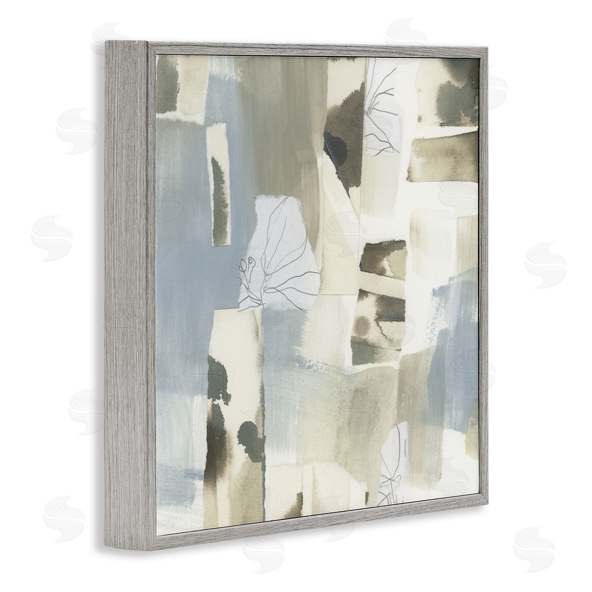 June Erica Vess Subtle Paper Waterfall Canvas Wall Art Print