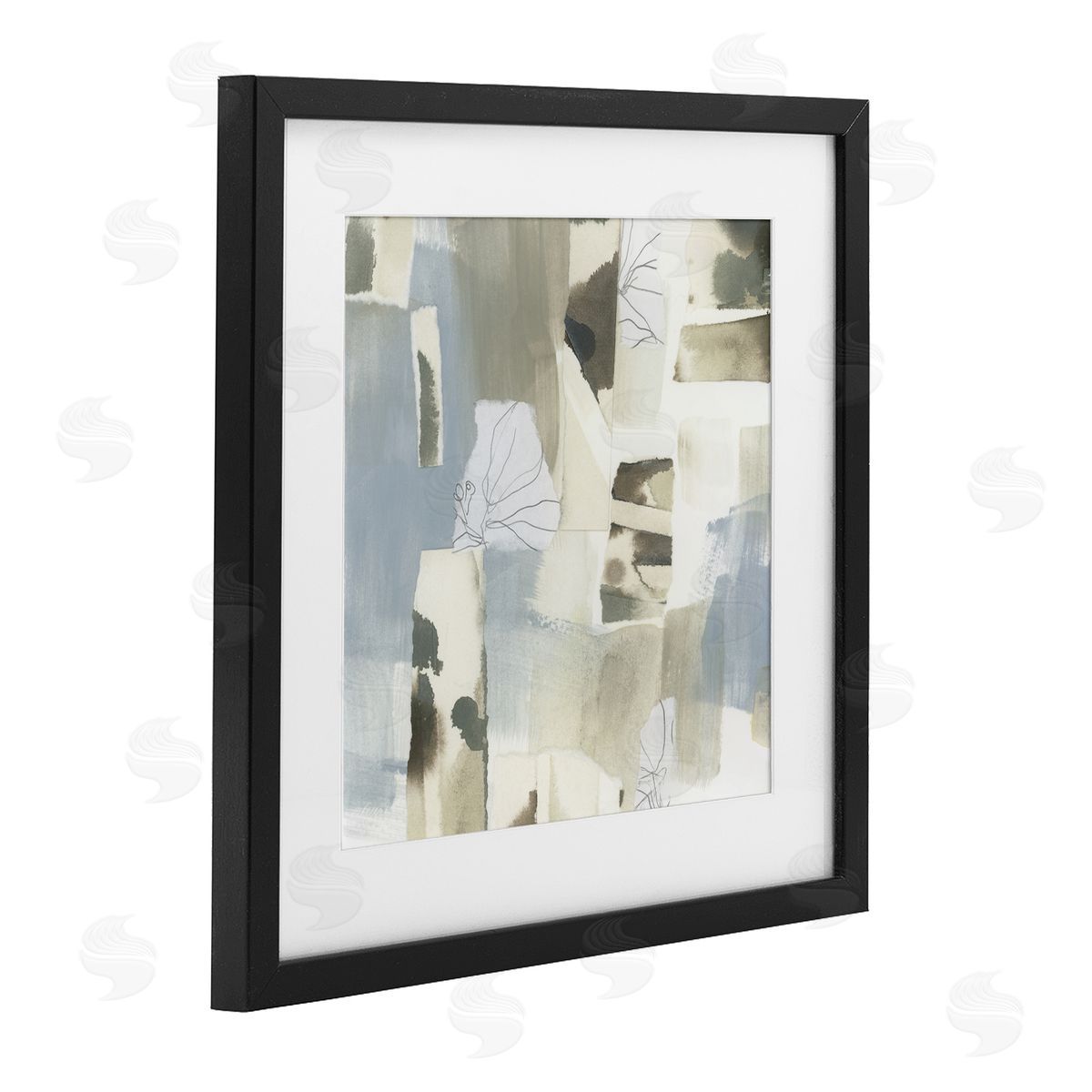 June Erica Vess Subtle Paper Waterfall Canvas Wall Art Print