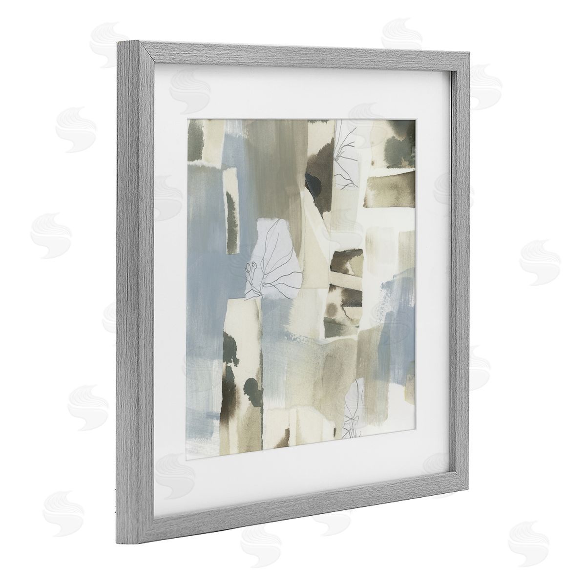 June Erica Vess Subtle Paper Waterfall Canvas Wall Art Print