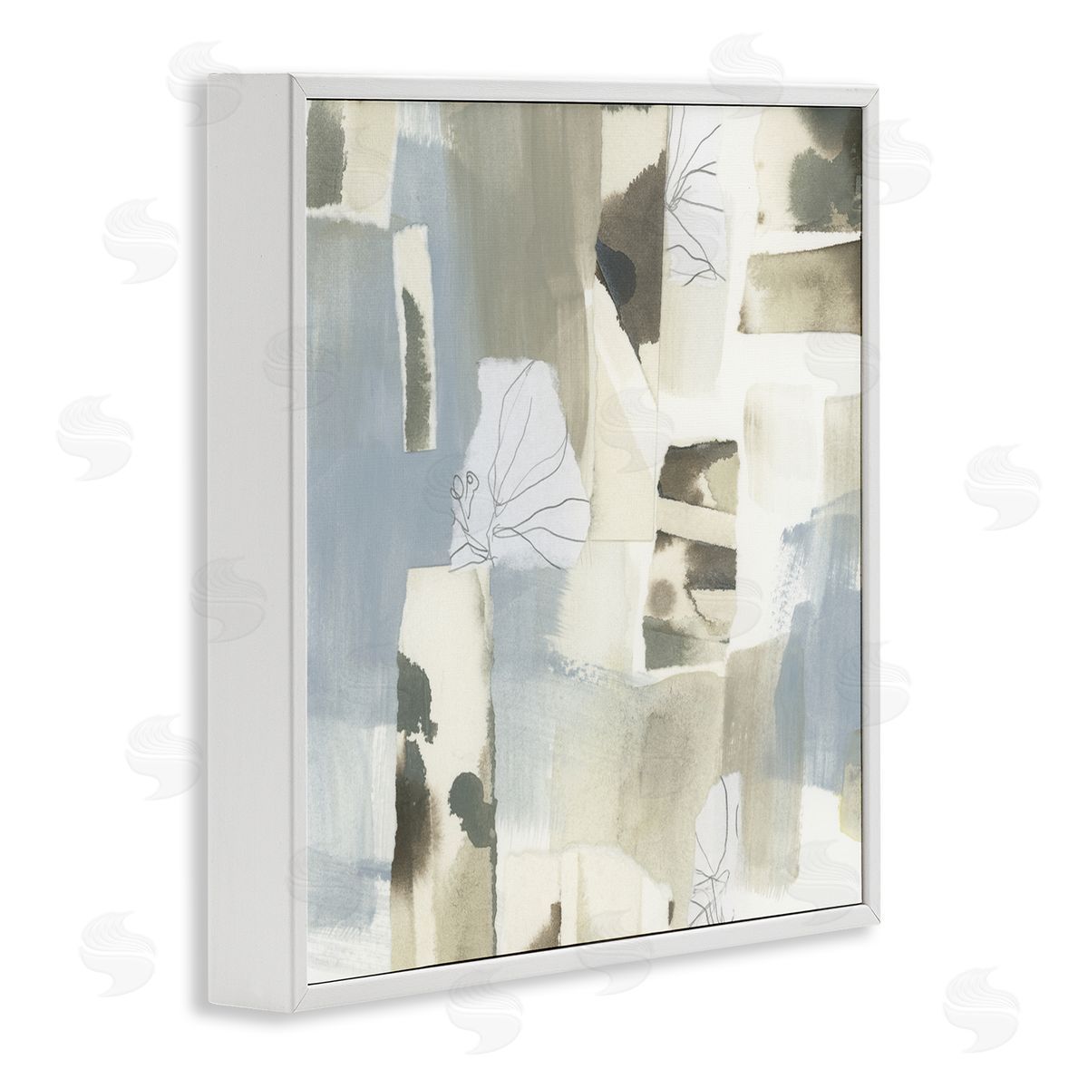 June Erica Vess Subtle Paper Waterfall Canvas Wall Art Print